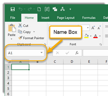 Excel: The Name Box and Named Ranges – Office Bytes