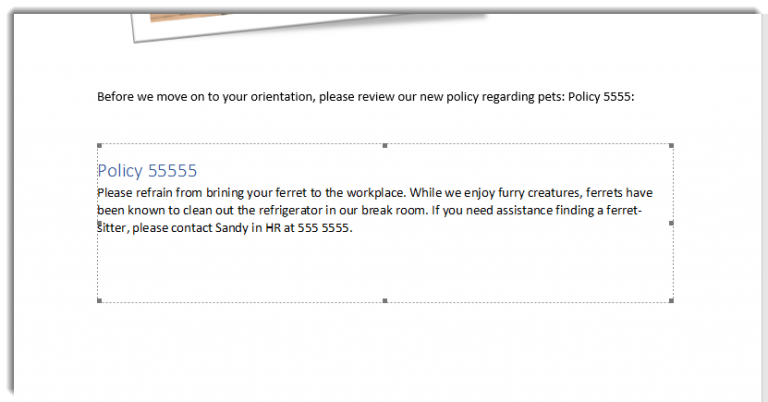 Word: Linking Text Between Documents – Office Bytes