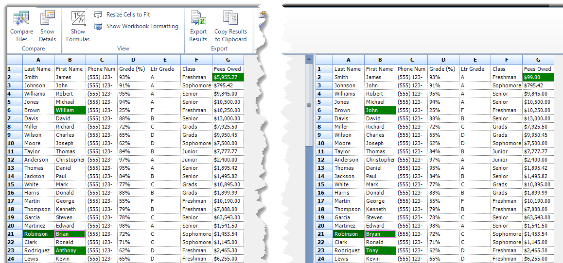 Excel Spreadsheet Compare Office Bytes