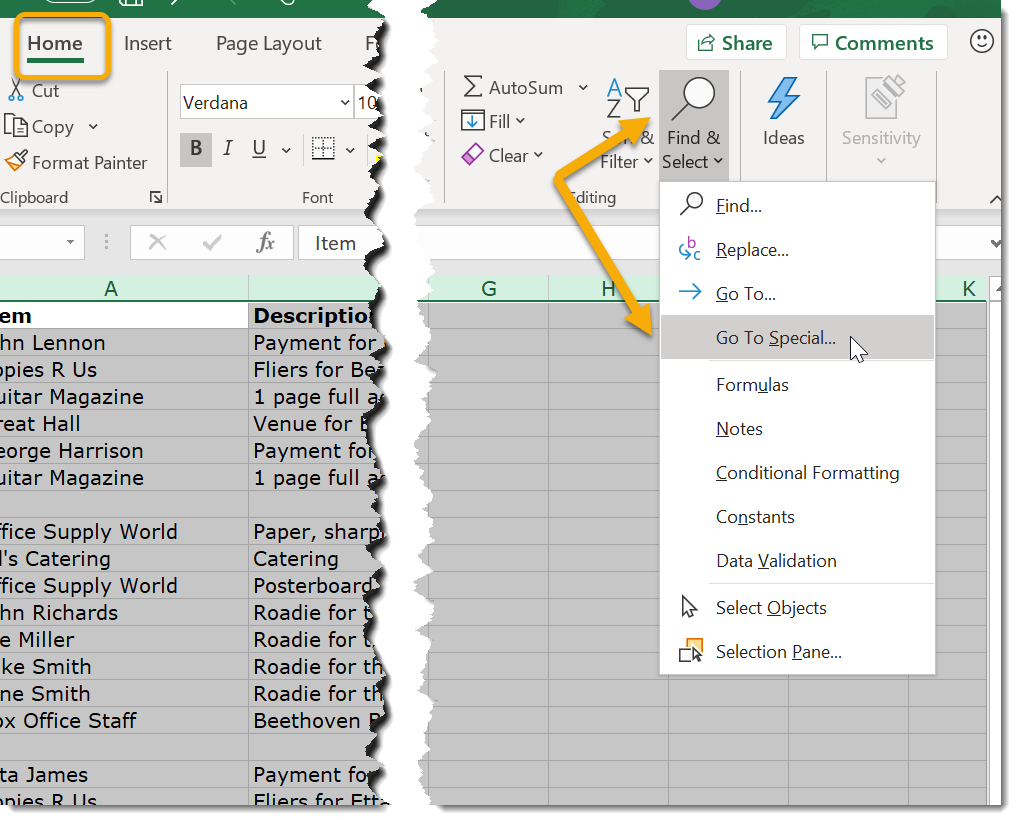 Excel Remove All Blank Rows In A Document Office Bytes