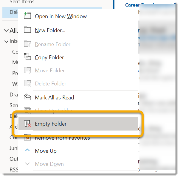 Outlook free up space fast by taming large emails office bytes