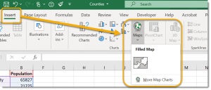 Excel: Create Stunning Map Charts with Geography Data Types – Office Bytes
