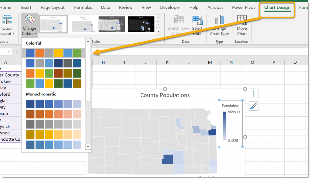 Excel: Create Stunning Map Charts with Geography Data Types – Office Bytes