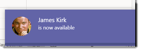 James Kirk is now available banner