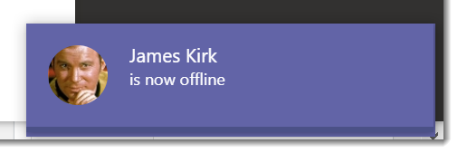 James Kirk is now offline